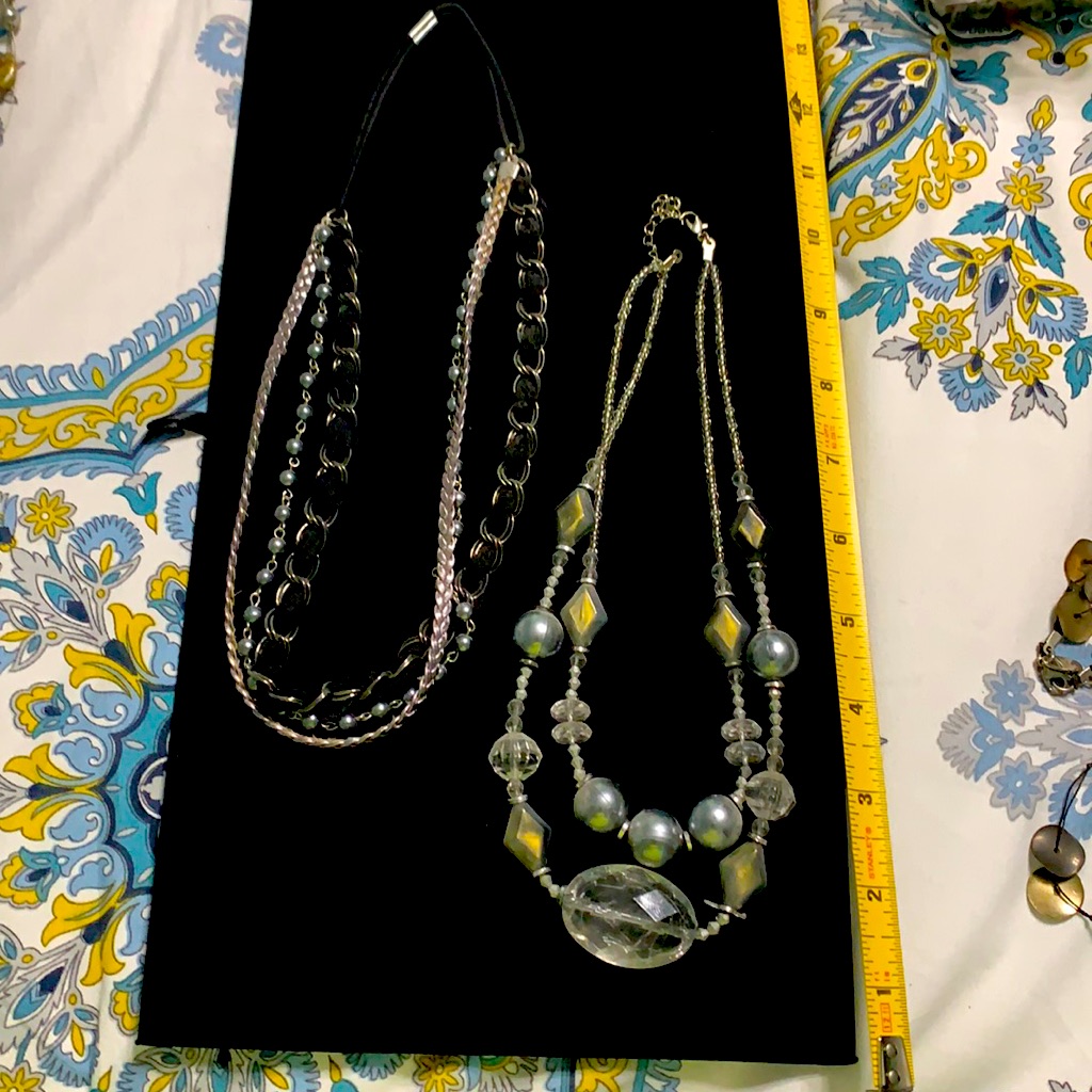 2 Statement Necklaces.
